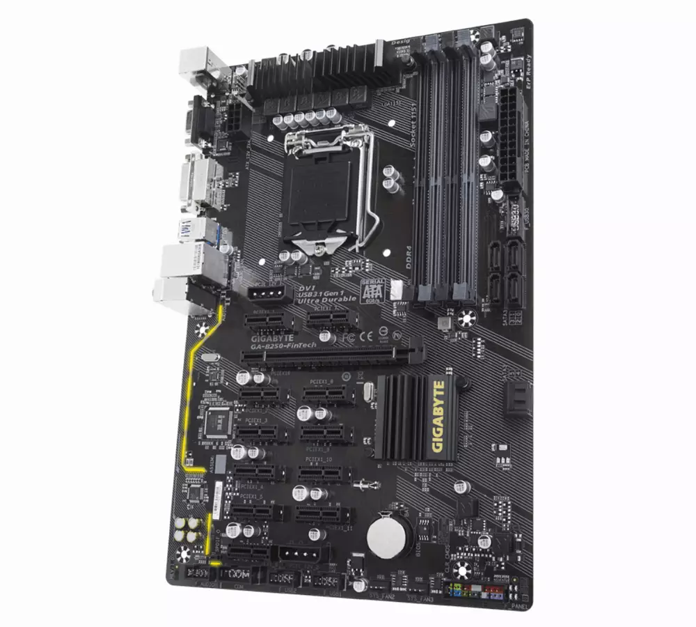 Дънна платка GIGABYTE B250 Fintech Mining