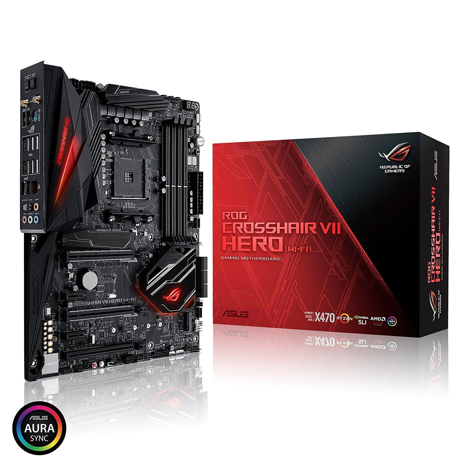 Дънна платка ASUS ROG CROSSHAIR VII HERO (Wi-Fi)