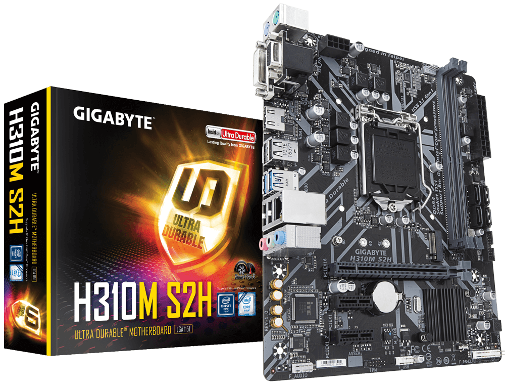 Дънна платка GIGABYTE H310M-S2H