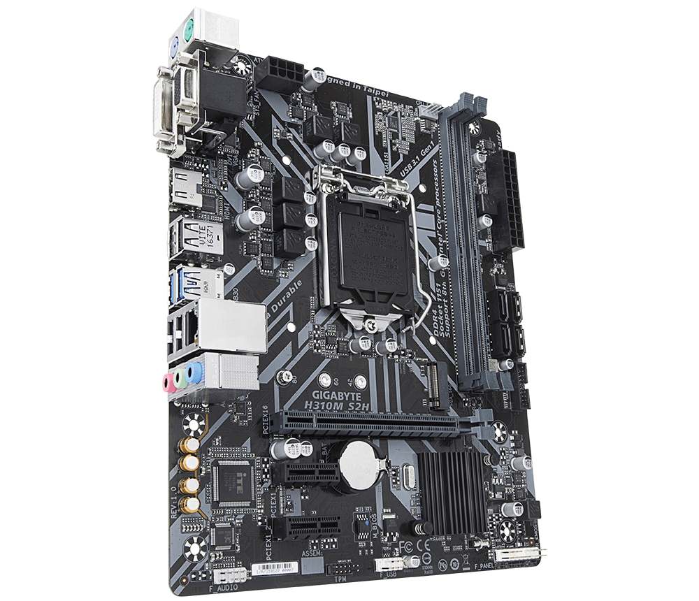 Дънна платка GIGABYTE H310M-S2H