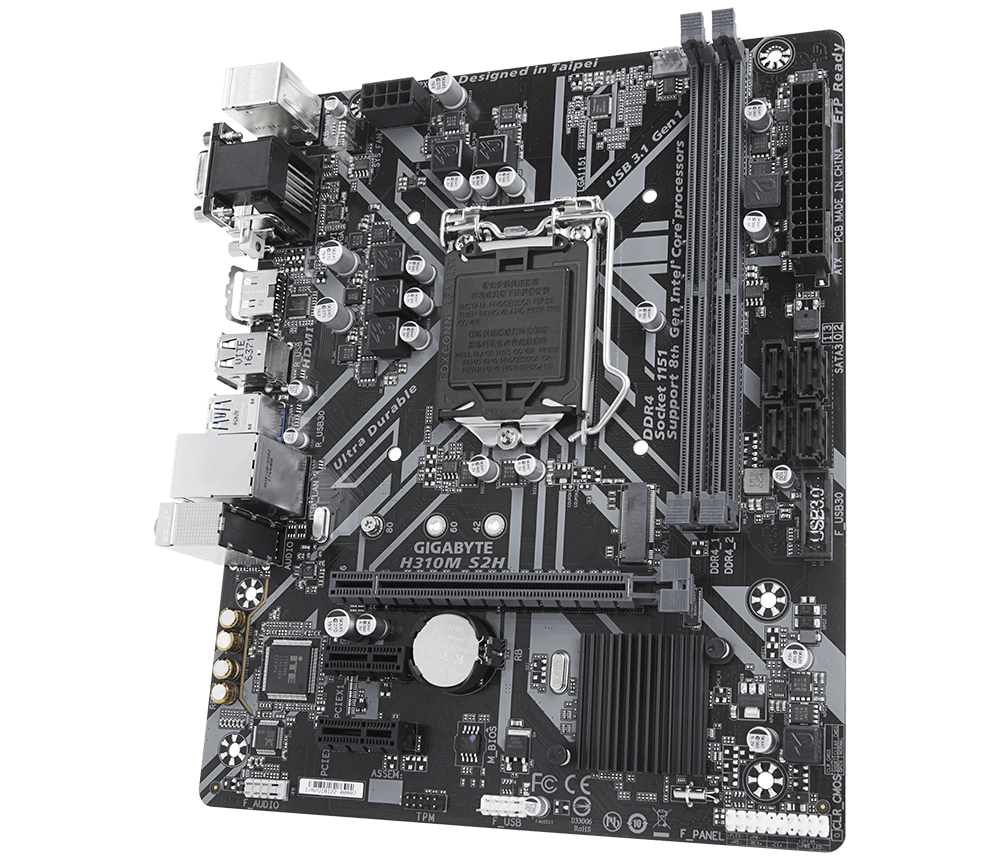 Дънна платка GIGABYTE H310M-S2H