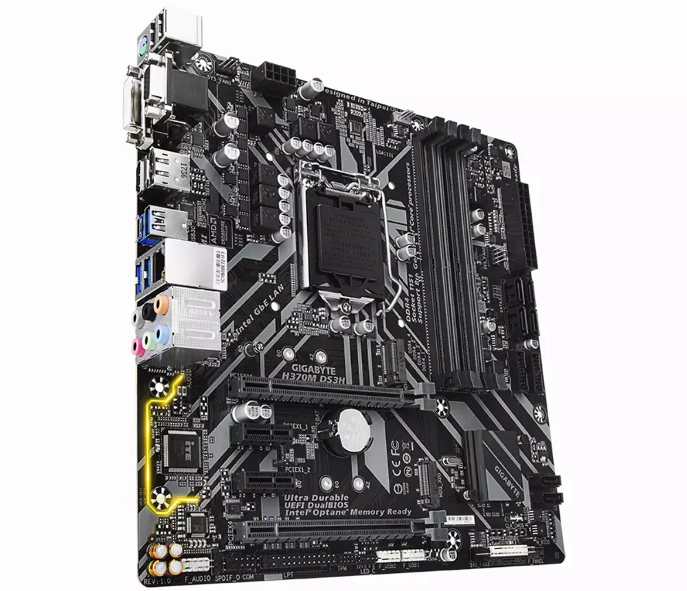 Дънна платка GIGABYTE H370M DS3H