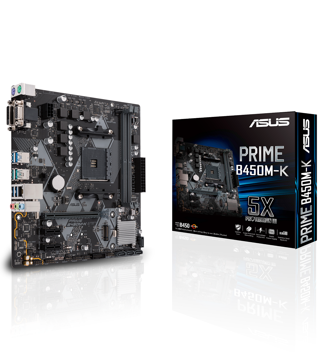Дънна платка ASUS Prime B450M-K