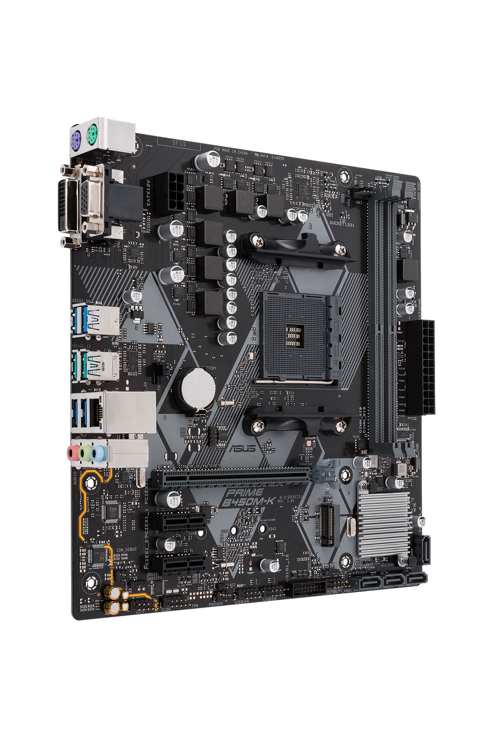 Дънна платка ASUS Prime B450M-K
