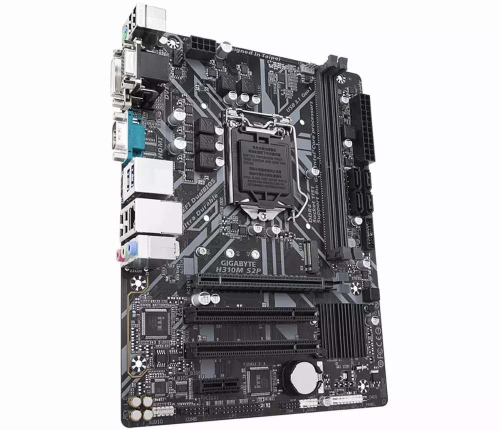 Дънна платка GIGABYTE H310M-S2P