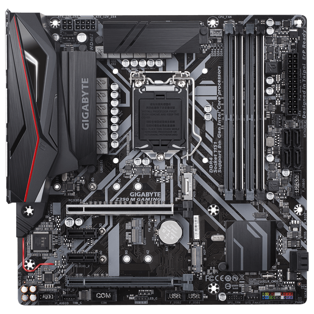 Дънна платка Gigabyte Z390M GAMING