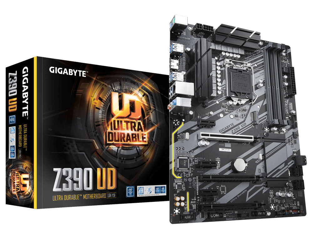 Дънна платка Gigabyte Z390 UD