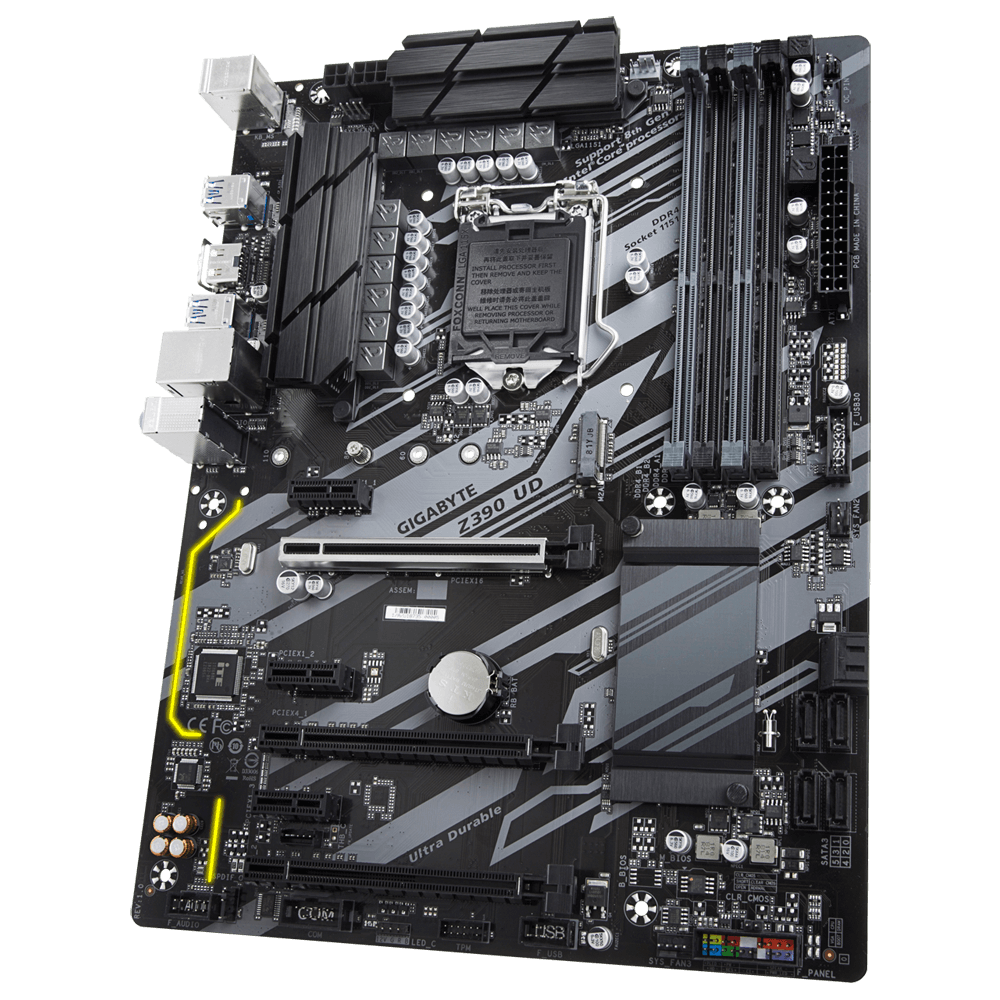 Дънна платка Gigabyte Z390 UD