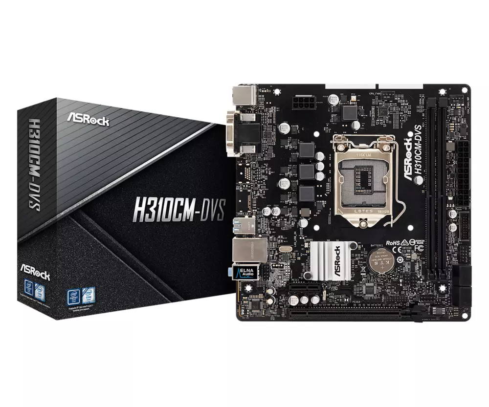 Дънна платка ASROCK H310CM-DVS