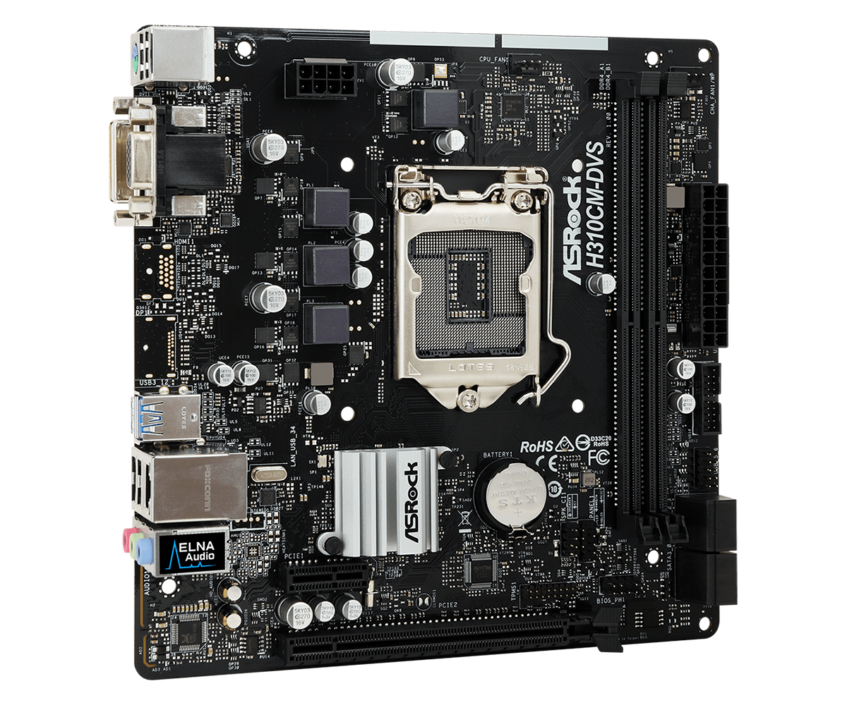Дънна платка ASROCK H310CM-DVS