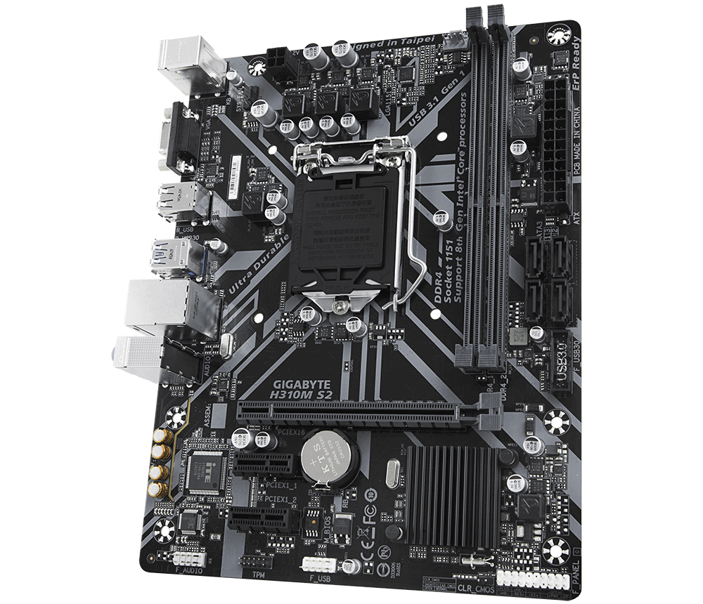 Дънна платка GIGABYTE H310M S2