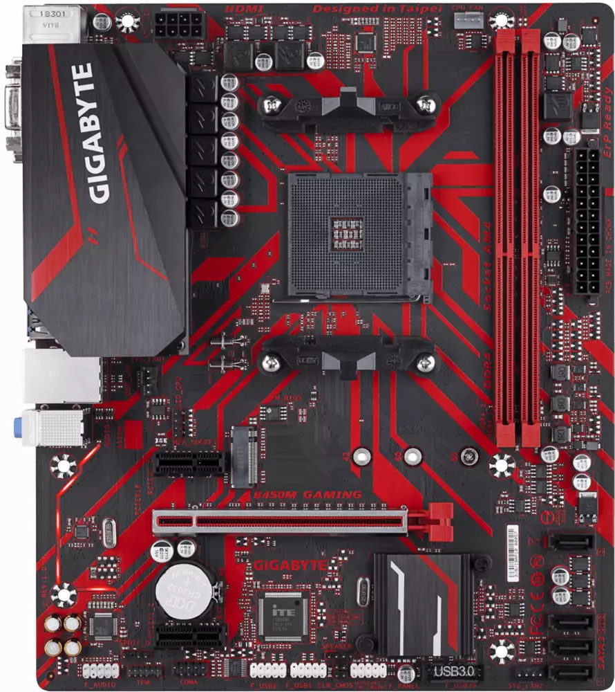Дънна платка GIGABYTE B450M GAMING