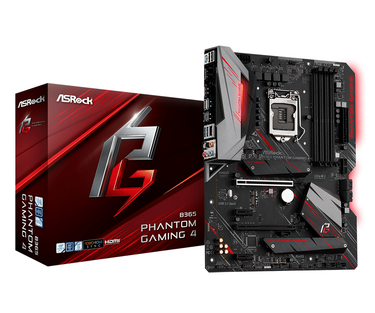 Дънна платка ASROCK B365 PHANTOM GAMING 4