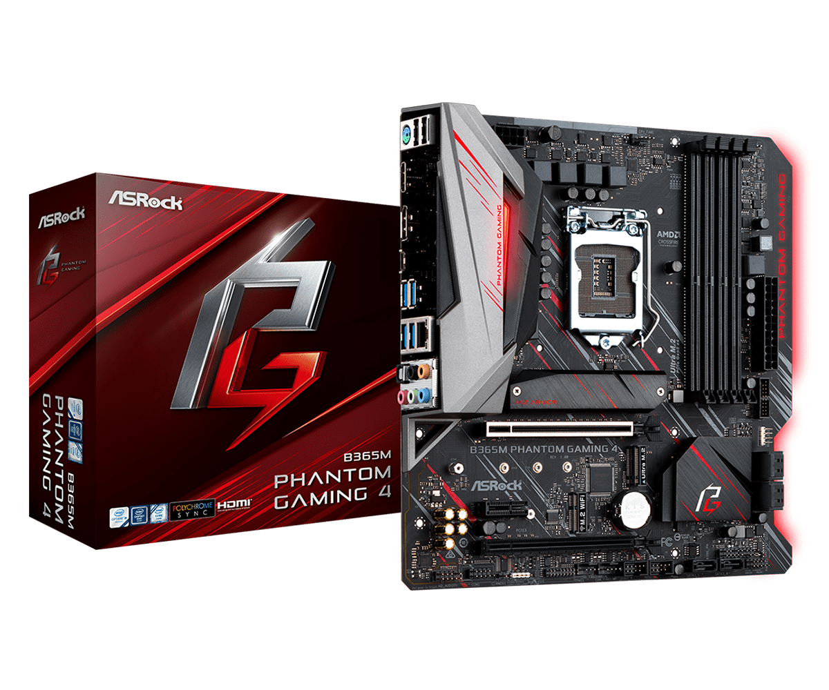 Дънна платка ASROCK B365M PHANTOM GAMING 4