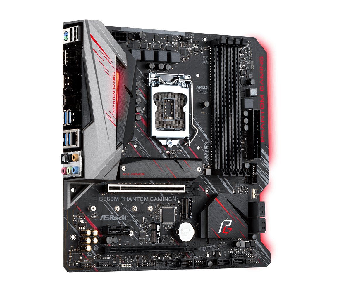 Дънна платка ASROCK B365M PHANTOM GAMING 4