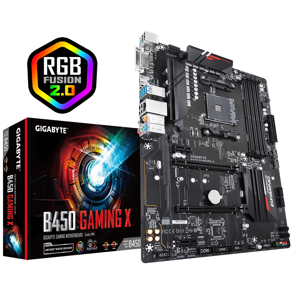 Дънна платка GIGABYTE B450 Gaming X
