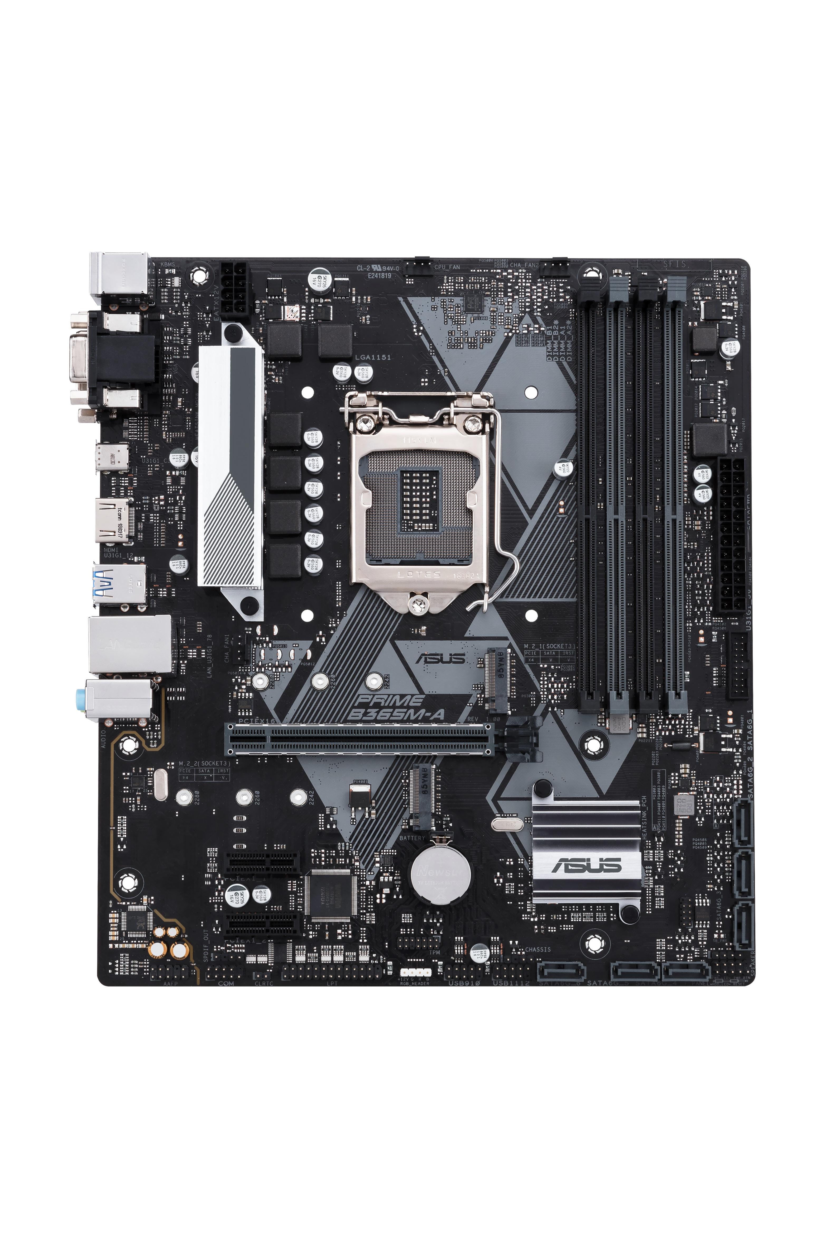 Дънна платка ASUS PRIME B365M-A