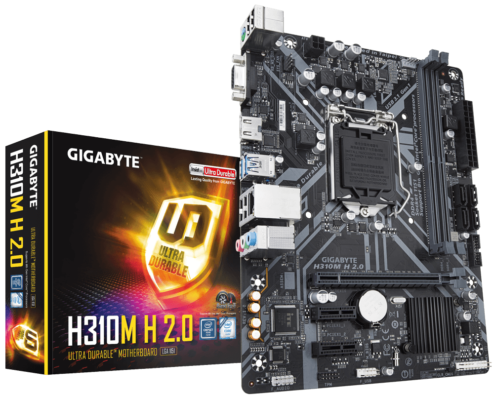 Дънна платка GIGABYTE H310M-H 2.0