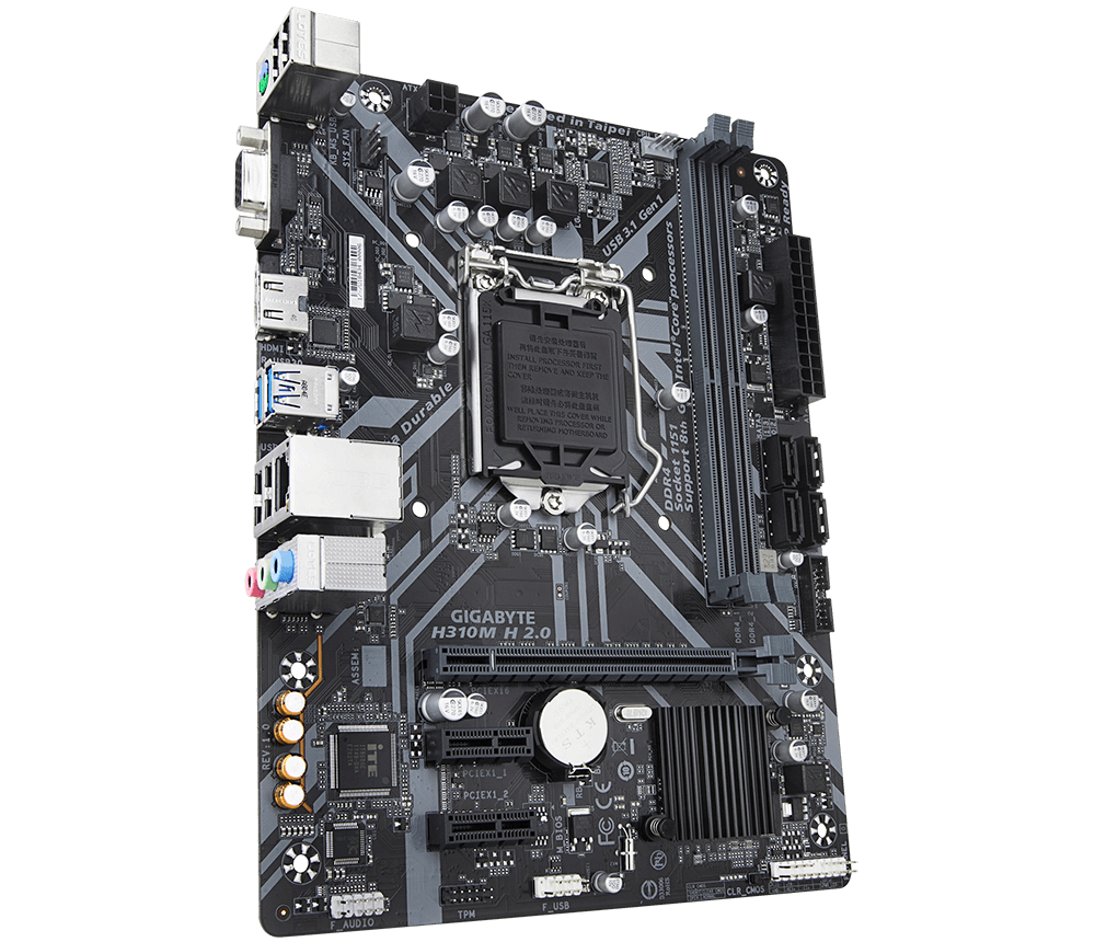 Дънна платка GIGABYTE H310M-H 2.0