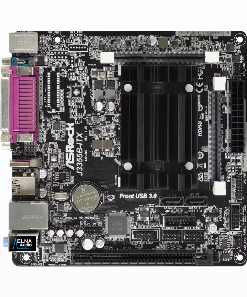 Дънна платка ASROCK J3355B + Intel Dual-Core Processor J3355