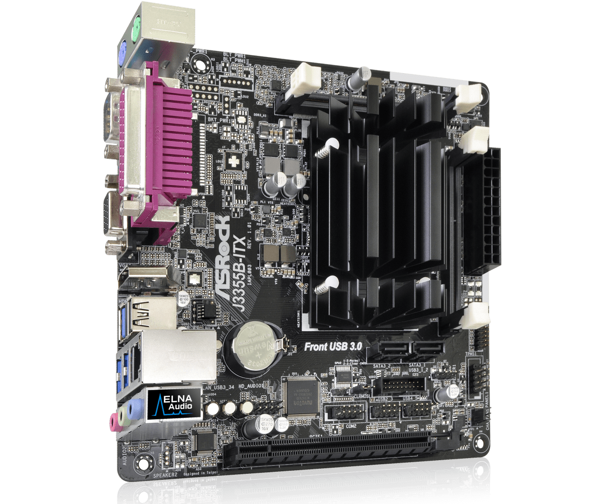 Дънна платка ASROCK J3355B + Intel Dual-Core Processor J3355