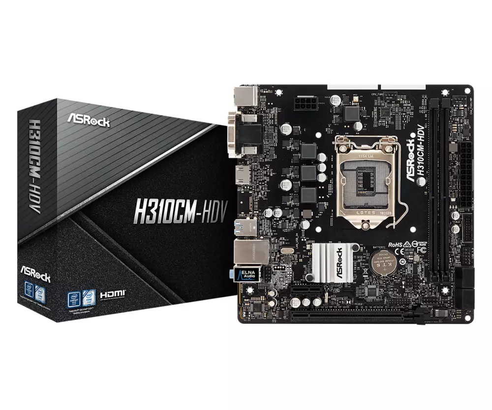Дънна платка ASROCK H310CM-HDV