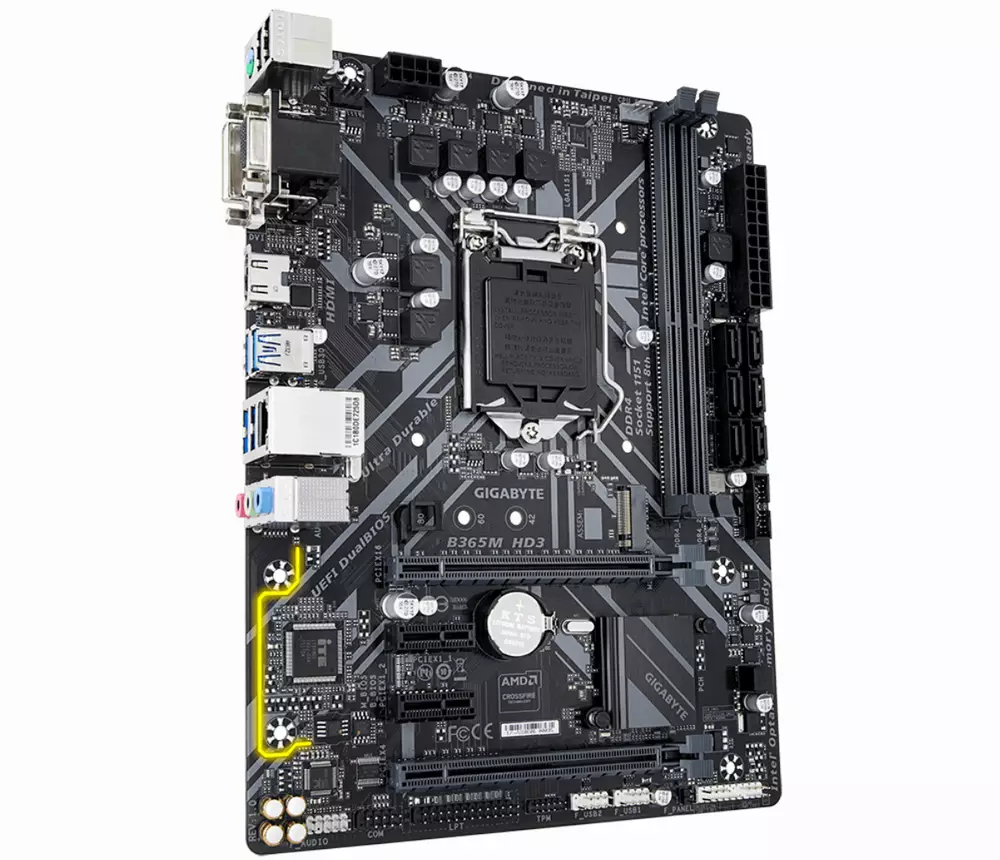 Дънна платка GIGABYTE B365M-HD3