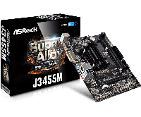 Дънна платка ASROCK J3455M + Intel Quad-Core Processor J3455