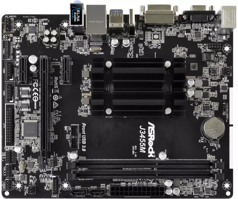 Дънна платка ASROCK J3455M + Intel Quad-Core Processor J3455