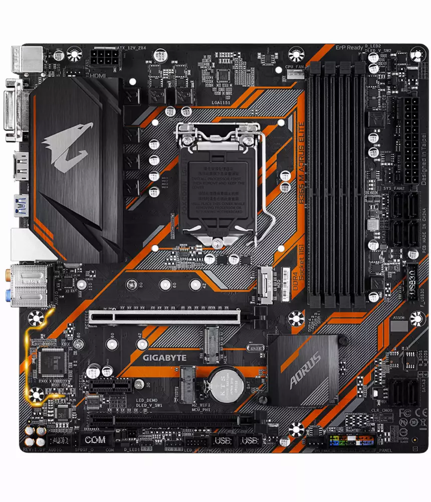 Дънна платка GIGABYTE B365M AORUS ELITЕ