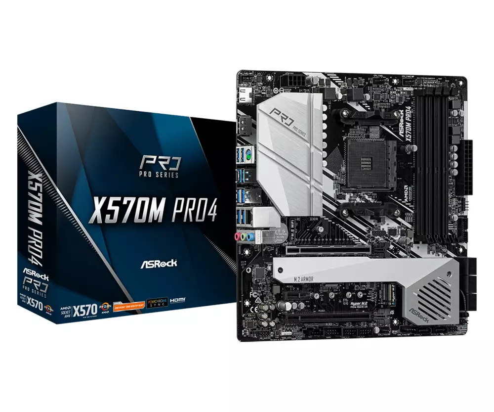 Дънна платка ASROCK X570M Pro4