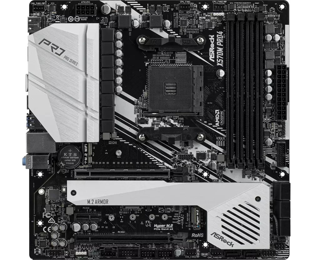 Дънна платка ASROCK X570M Pro4