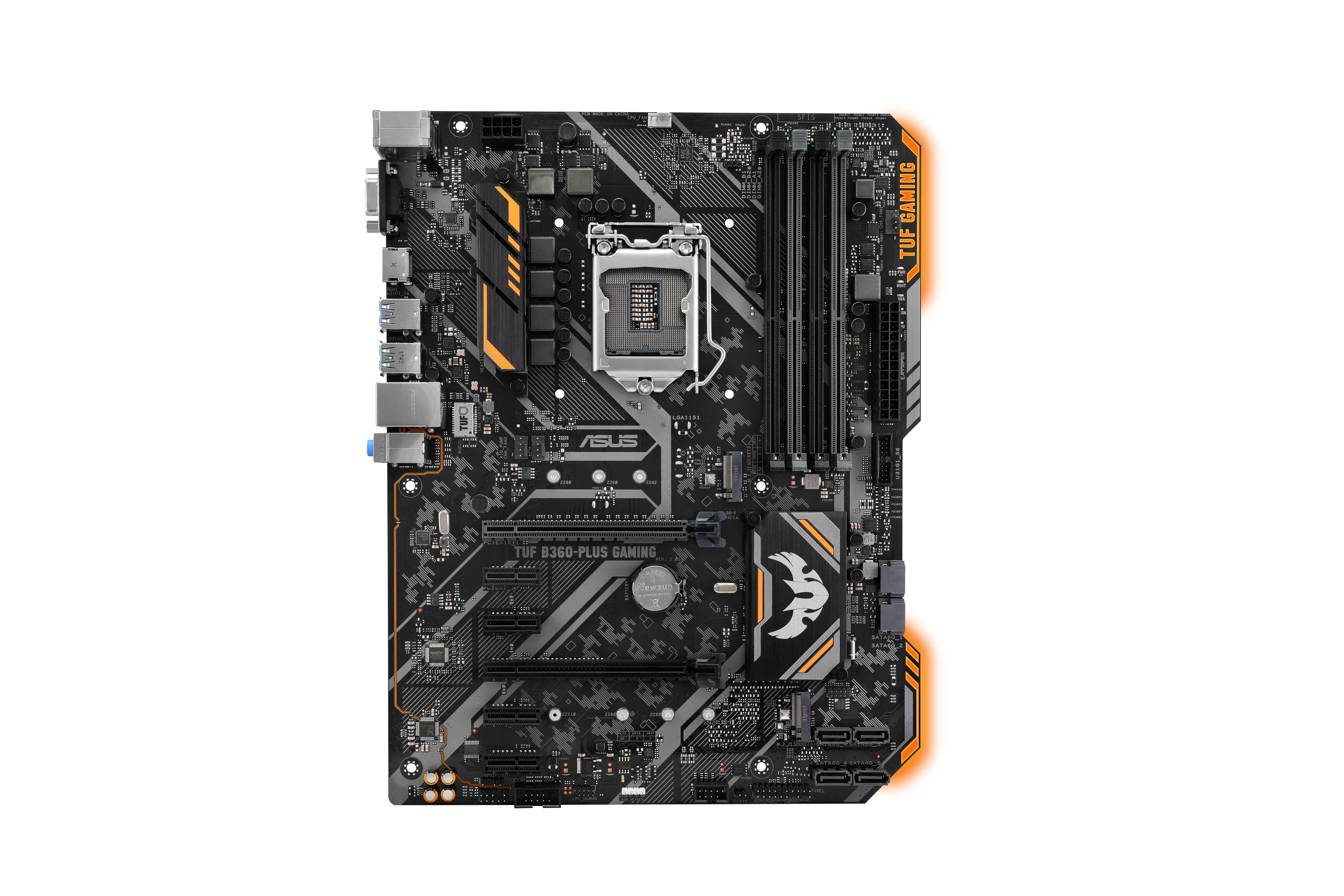 Дънна платка ASUS TUF B360-PLUS GAMING 