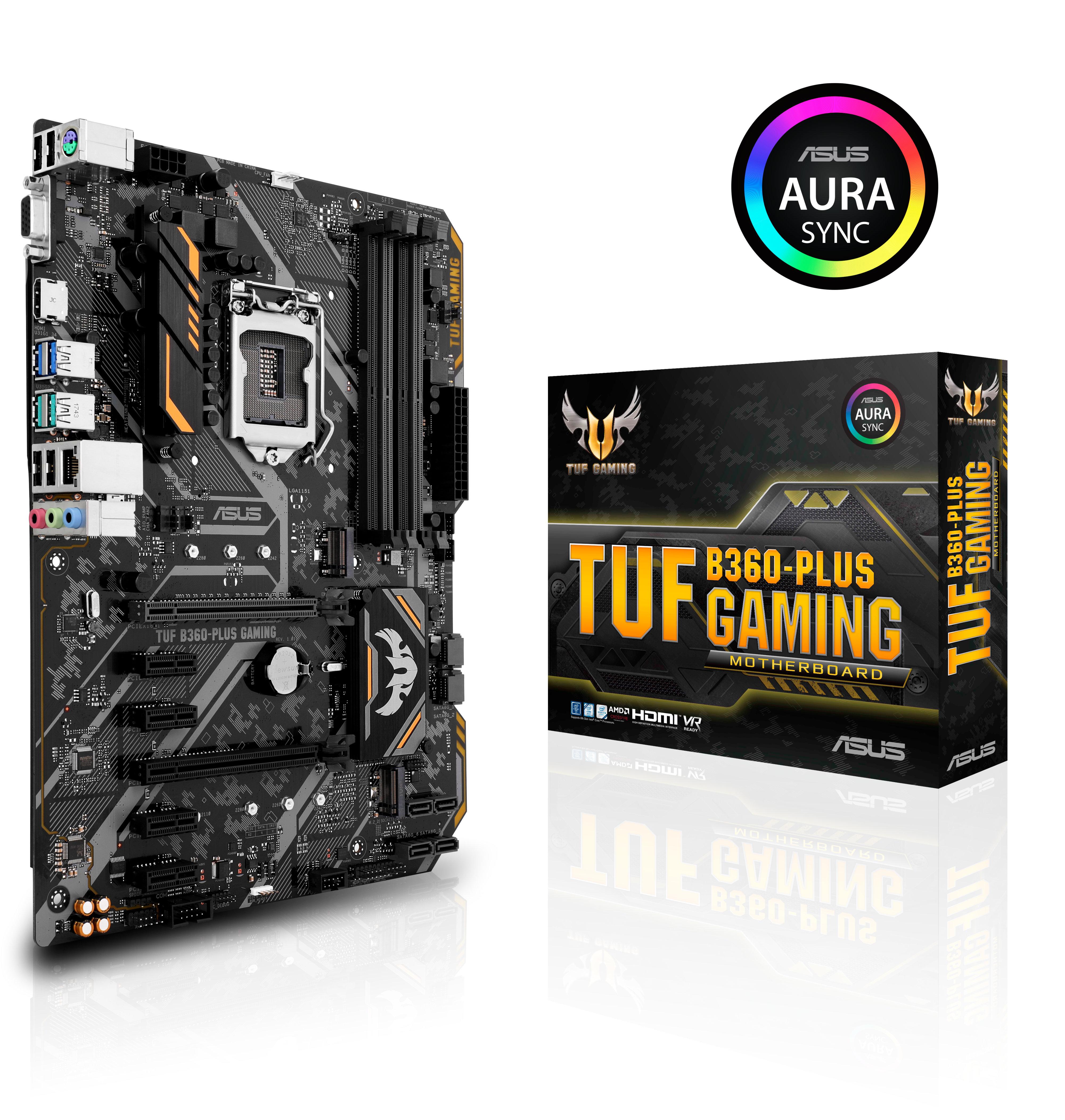 Дънна платка ASUS TUF B360-PLUS GAMING 