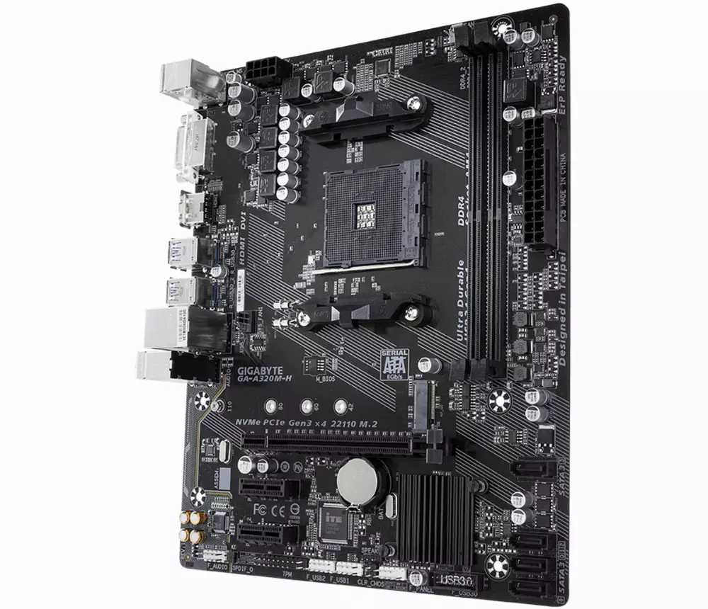 Дънна платка GIGABYTE A320M-H