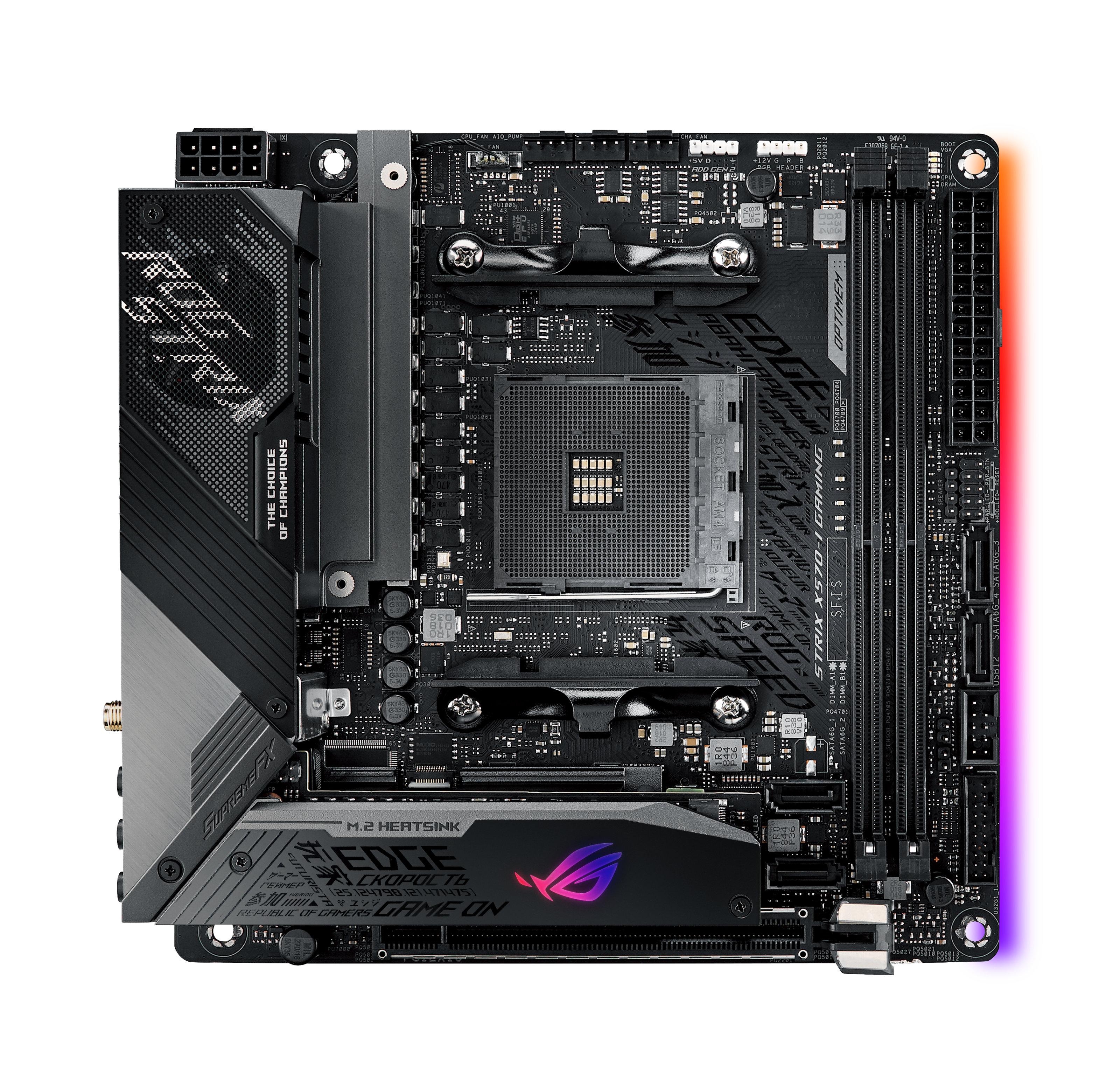 Дънна платка ASUS ROG STRIX X570-I GAMING 