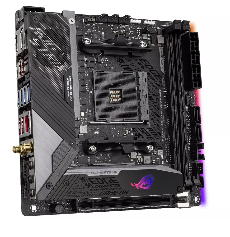 Дънна платка ASUS ROG STRIX X570-I GAMING 
