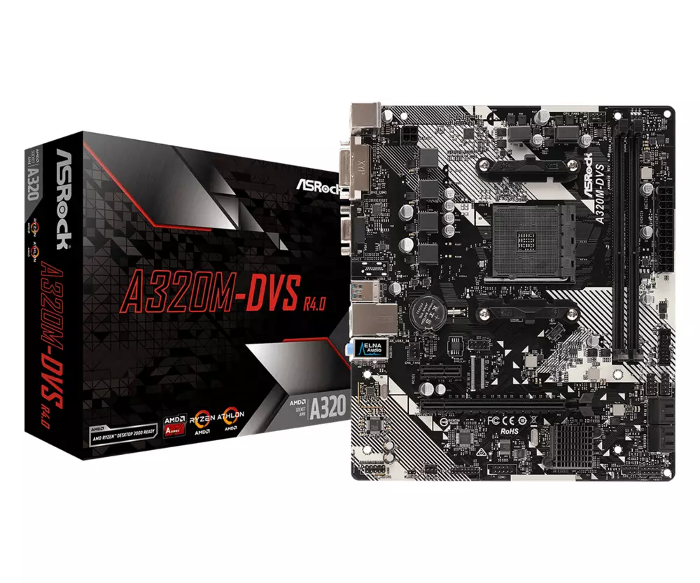 Дънна платка Asrock A320M-DVS R4.0