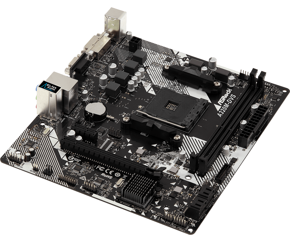 Дънна платка Asrock A320M-DVS R4.0