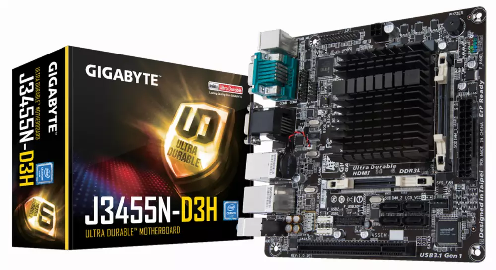 Дънна платка GIGABYTE GA-J3455N-D3H Intel Celeron J3455