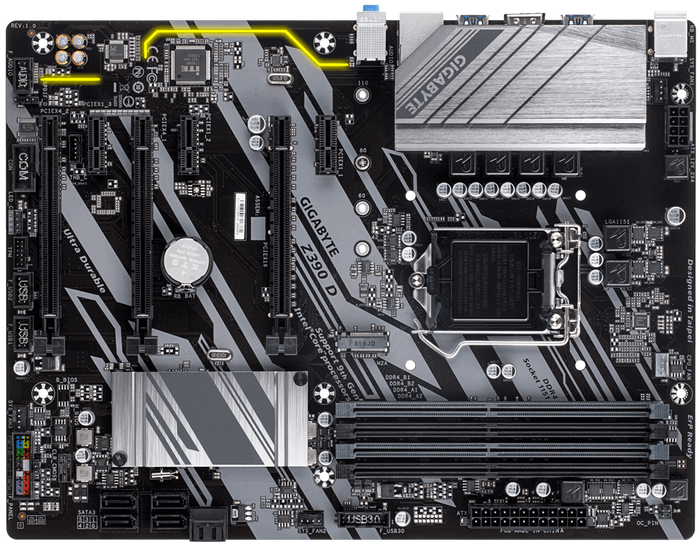 Дънна платка Gigabyte Z390D