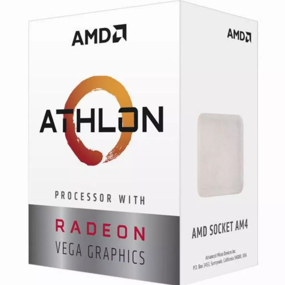 Процесор AMD Athlon 3000G (3.5GHz,5MB,35W,AM4) Radeon Vega 3 Graphics