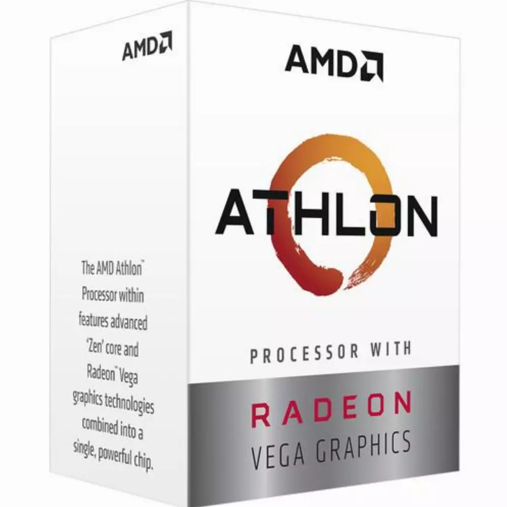 Процесор AMD Athlon 3000G (3.5GHz,5MB,35W,AM4) Radeon Vega 3 Graphics