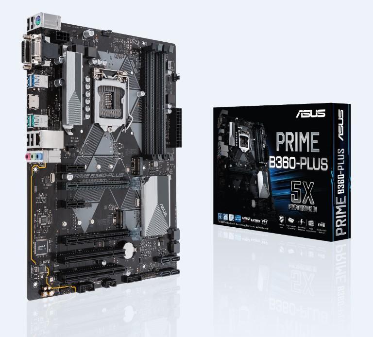 Дънна платка ASUS PRIME B360-PLUS