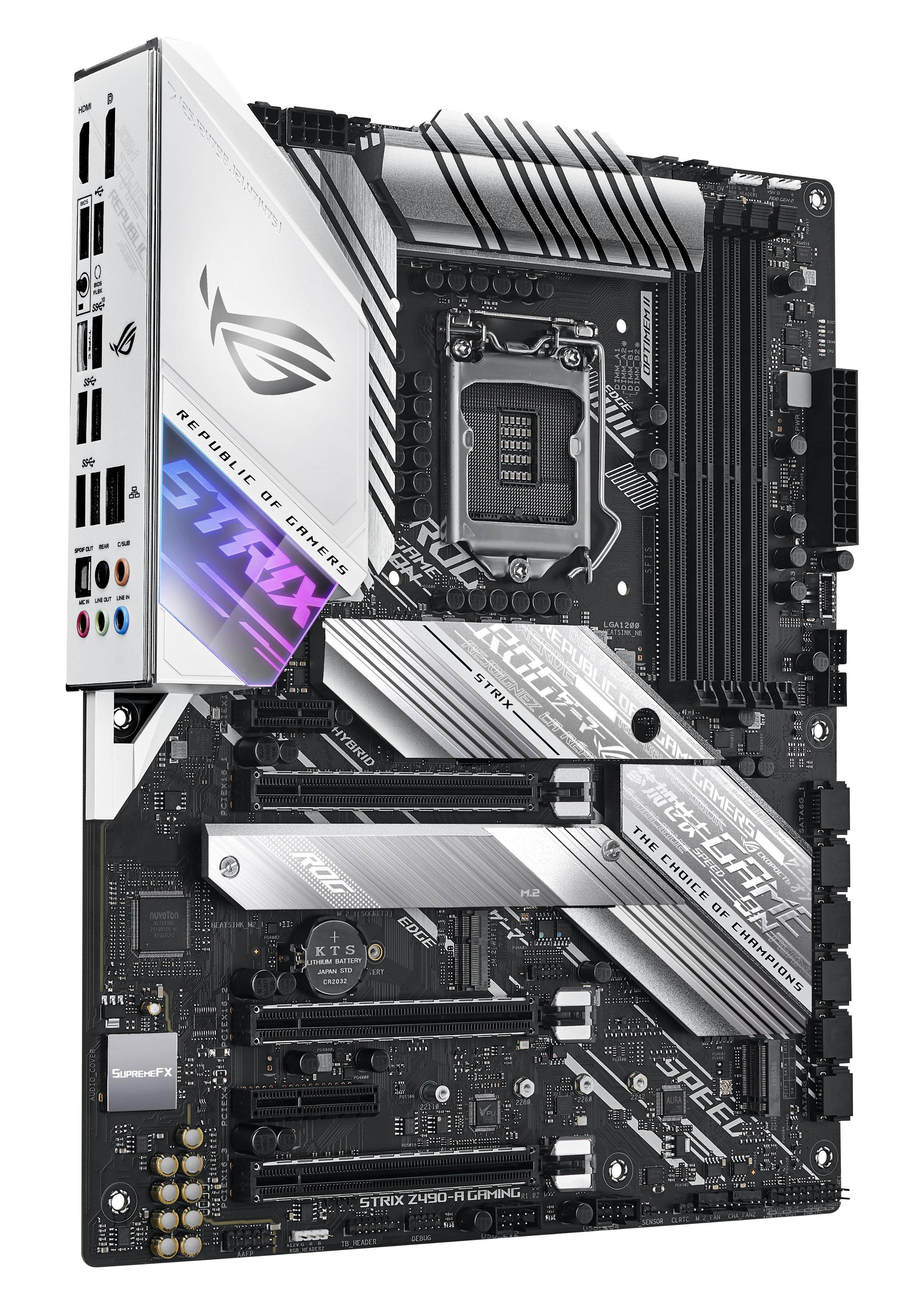 Дънна платка ASUS ROG STRIX Z490-А GAMING 