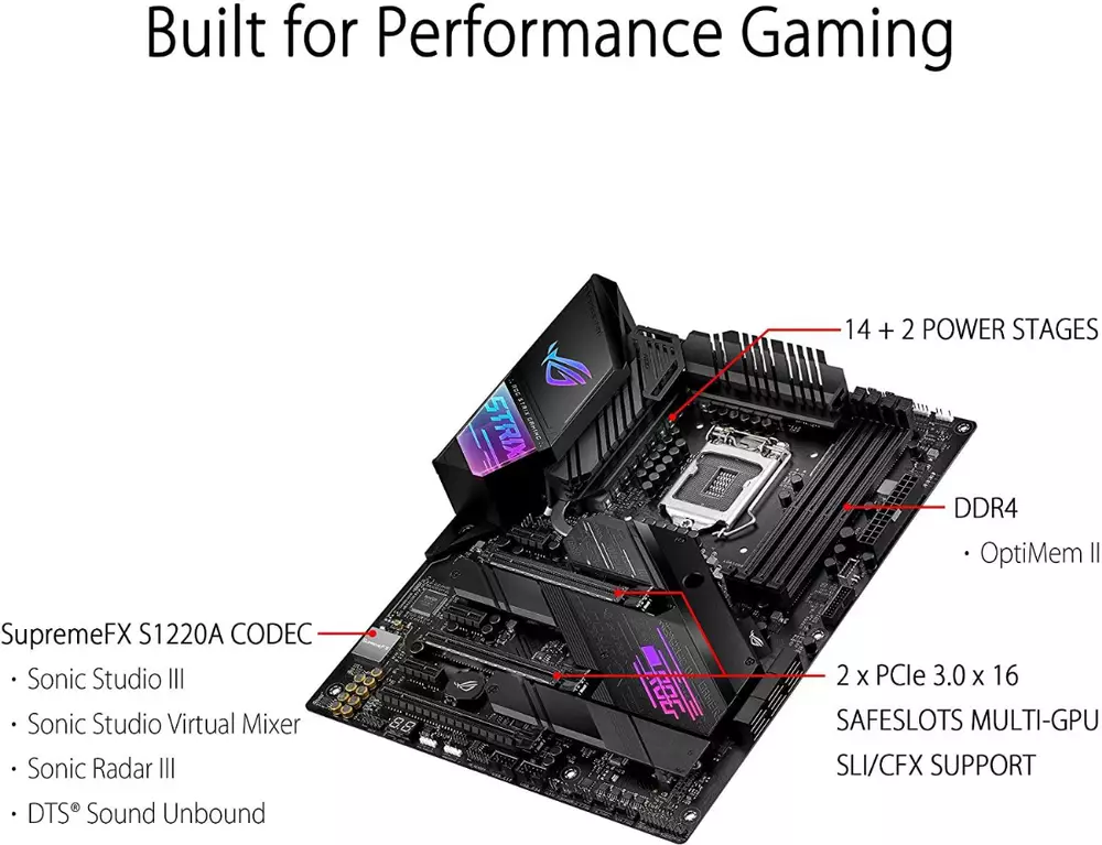 Дънна платка ASUS ROG STRIX Z490-Е GAMING (Wi-Fi)