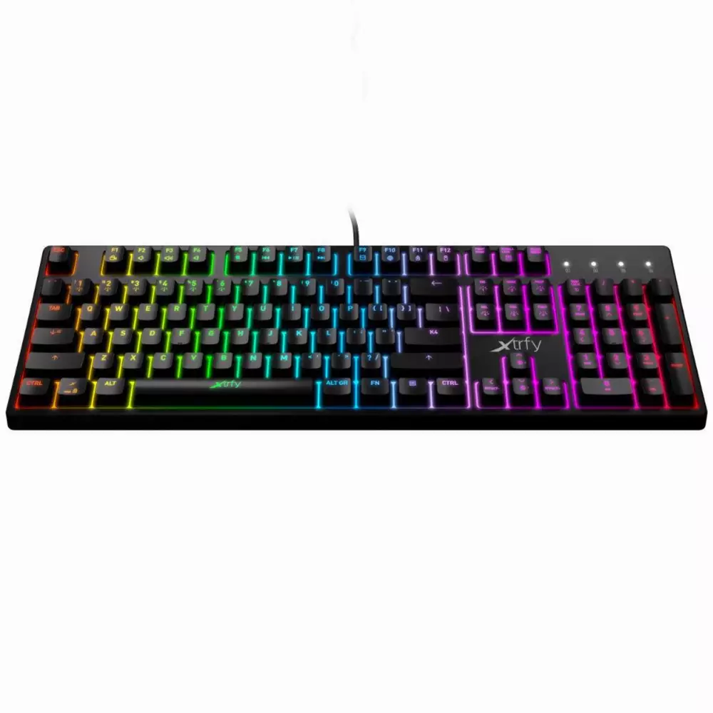 Геймърскa механична клавиатура Xtrfy K4 RGB Kailh Red Switch, US Layout
