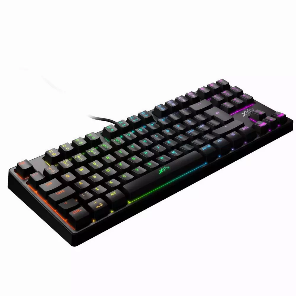 Геймърскa механична клавиатура Xtrfy K4 TKL RGB Kailh Red Switch, US Layout