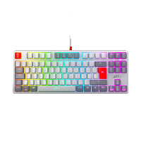 Геймърскa механична клавиатура Xtrfy K4 TKL RETRO RGB Kailh Red Switch, US Layout