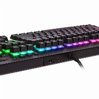 Геймърскa механична клавиатура TteSports Level 20 GT RGB Cherry MX Silver, US Layout